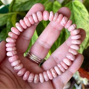 💗Rhodochrosite Loving Connection Crystal Stretch Bracelet💗
